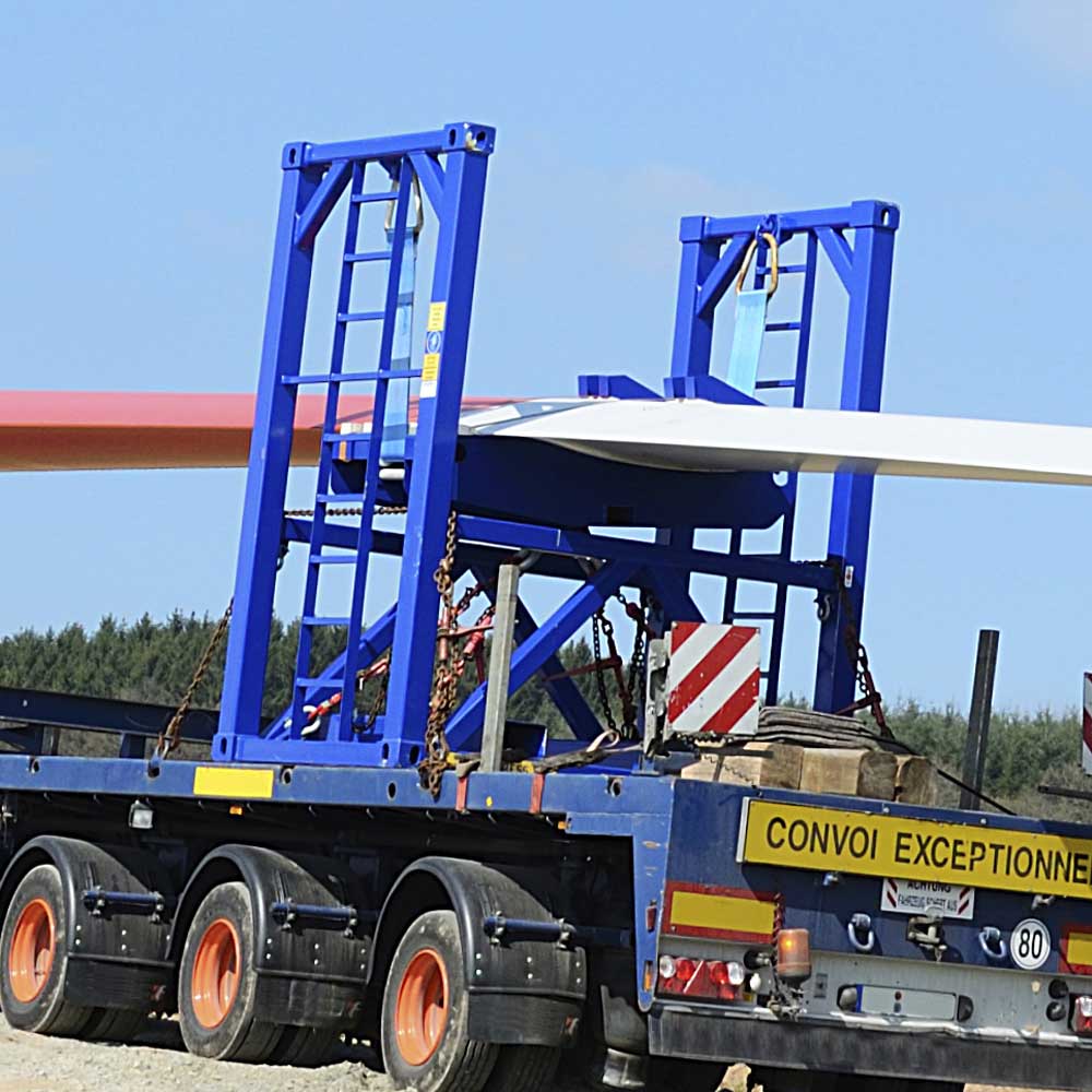 Transport Pads Blade Truck